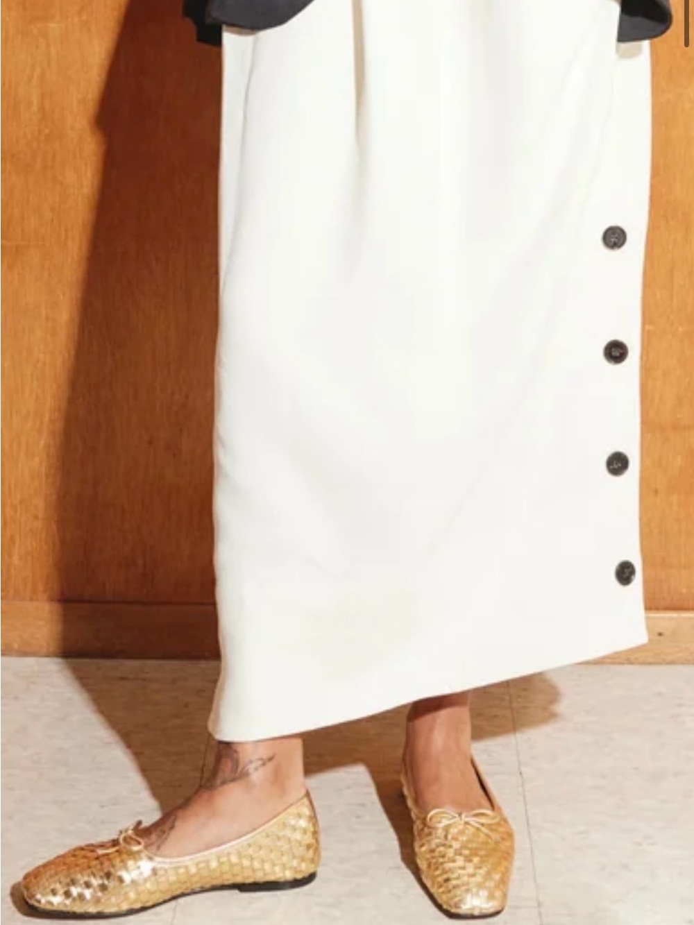 Freda Salvador - Jada Ballet Flats - Gold size 8.5 - Picture 3 of 14